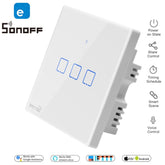 SONOFF T0UK3C -3 Gang Smart Wall Touch Switch, TOUK3C, Wall Touch Switch